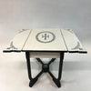 Art Deco Expanding Metal Kitchen Table