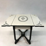 Art Deco Expanding Metal Kitchen Table