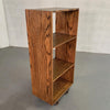 Custom Industrial Rolling Open Bookcase
