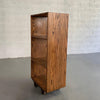 Custom Industrial Rolling Open Bookcase
