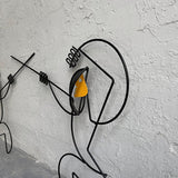 Mid Century Modern Fencer Wall Sculptures By Frederick Weinberg