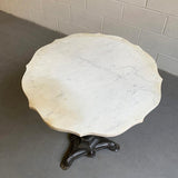 Art Deco Marble Bistro Café Dining Table