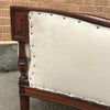 Mahogany Wingback Chair