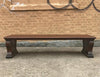 Mahogany Bank Bench