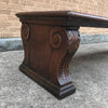 Mahogany Bank Bench