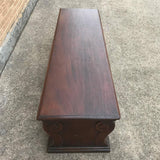 Mahogany Bank Bench
