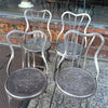 Brushed Steel Toledo Café Chairs