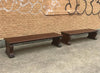 Mahogany Bank Bench