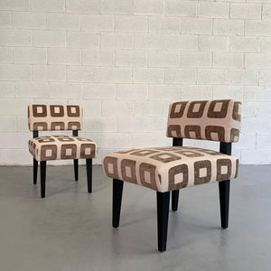 Custom Upholstered Slipper Chairs