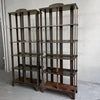 Custom Industrial Artisan Made Steel Étagère Shelving Unit