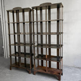 Custom Industrial Artisan Made Steel Étagère Shelving Unit