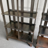 Custom Industrial Artisan Made Steel Étagère Shelving Unit
