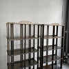 Custom Industrial Artisan Made Steel Étagère Shelving Unit