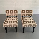 Custom Upholstered Slipper Chairs