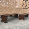 Mahogany Bank Bench