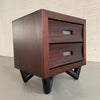 Petite Mid Century Modern Dresser Nightstand