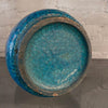 Midcentury Vibrant Blue Crackle Glaze Art Pottery Vase