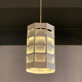 Danish Modern Perforated Metal Pendant Light by Poul Gernes for Louis Poulsen