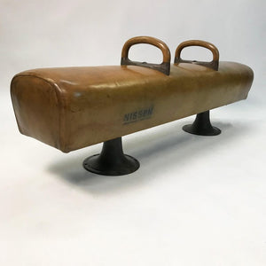 Custom Leather Pommel Horse Bench