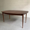 Bertha Schaefer For M. Singer & Sons Walnut Extension Dining Table