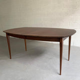 Bertha Schaefer For M. Singer & Sons Walnut Extension Dining Table