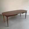Bertha Schaefer For M. Singer & Sons Walnut Extension Dining Table