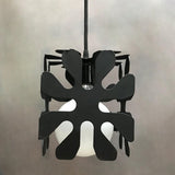 Wrought Iron Flower Pendant Light