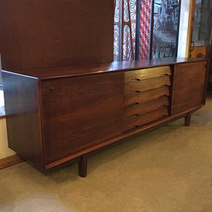 Danish Rosewood Credenza