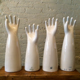 Large Porcelain Glove Molds