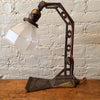 Arts & Crafts Cast Iron Table Lamp