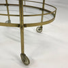 Two-Tiered Brass Bar Cart