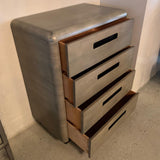 Paul Goldman for Plymodern Pickled Mahogany High Boy Dresser
