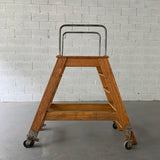 Industrial Oak A Frame Ladder By Putnam