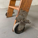 Industrial Oak A Frame Ladder By Putnam