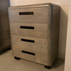 Paul Goldman for Plymodern Pickled Mahogany High Boy Dresser