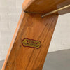 Industrial Oak A Frame Ladder By Putnam