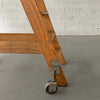 Industrial Oak A Frame Ladder By Putnam