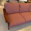 Danish Modern Rosewood Framed Upholstered Sofa by Hans Olsen, Vatne, Norway