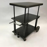 Cast Iron Rolling Factory Table