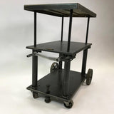 Cast Iron Rolling Factory Table