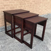 Mahogany Nesting Tables