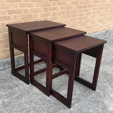 Mahogany Nesting Tables
