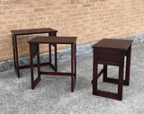 Mahogany Nesting Tables