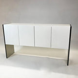 Milo Baughman Lucite Sideboard Credenza