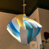 Danish Modern "Konkylie" Pendant Lights by Louis Weisdorf for Lyfa