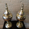 Pair of Mercury Glass Urns