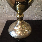 Pair of Mercury Glass Urns