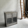 Brushed Steel Industrial Nurse Station Apothecary Cabinet