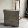 Brushed Steel Industrial Nurse Station Apothecary Cabinet