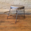 Mid-Century Steel Shoe Fitting Stools with Footrests